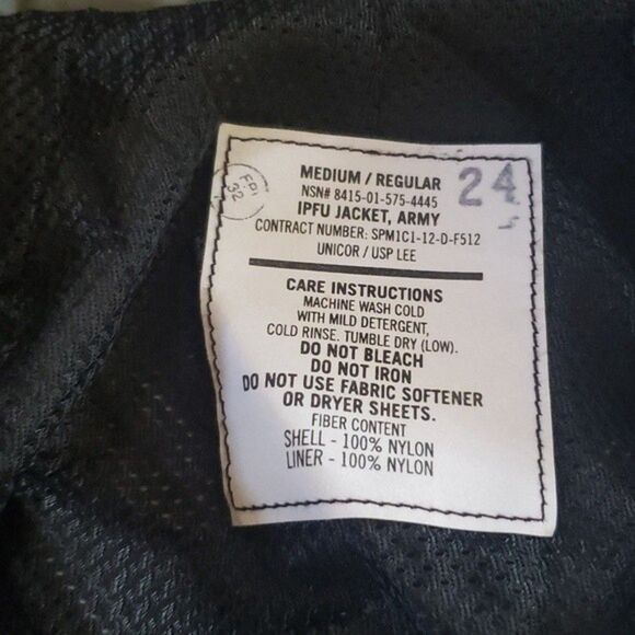 Genuine Issue 54Genuine Issue US Army PT Jacket Old Style Gray Size M - Picture 2 of 2